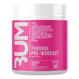 Pre Entreno Cbum Thavage Pwo Raw Nutrition 40 Servicios Sabor Dragon Fruit                                                                            