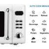 Emerson MWR7020W Compact Countertop Microwave Oven with Button Control, LED