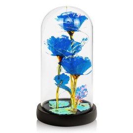 LIAN Rose Flower for Women, Forever Rose Flower Lamp, Mothers Day Flowers for Mom, Birthday Gifts Women, Rose Gifts. Valentine's Day, Mother's Day, Christmas, Anniversary, Birthday Gifts.