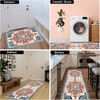 New 3PC Kitchen Rug Sets with Runner Non Slip Kitchen