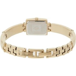 Reloj Anne Klein para Mujer, Cuarzo con Carátula Champagne y Brazalete Ajustable Dorado
