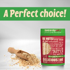 Sincerely Nuts – Natural Almond Flour Meal | 2 Lb. Bag | Fine Grain | Low Calorie, Low Sodium, Vegan, Gluten Free | Gourmet Kosher Snack Food | Source of Fiber, Protein, Vitamins and Minerals