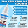 Ear Drops for Cats & Dogs-Clean Pet Earwax-Mild and Effective-Dog