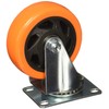 Surtek RV10G Rodaja de PVC naranja giratoria 4"