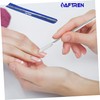Doppelendiger Nagellack-Mischstab, Edelstahlmischung, Keramik-Nagellack für Maniküre und Make-up, 19,1 cm