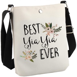 JTOUK Yiayia Mother’s Day Gift Grandma Birthday Gift Grandma Crossbody Bag Travel Bag For Grandmother (Best Yiayia CB EU)