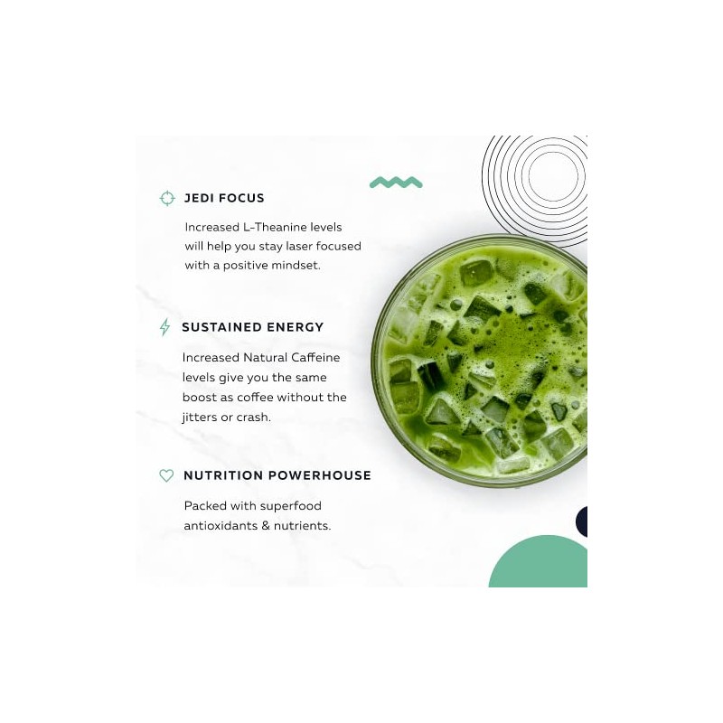 ACTA Matcha Energy Tea - High Caffeine Green Tea for