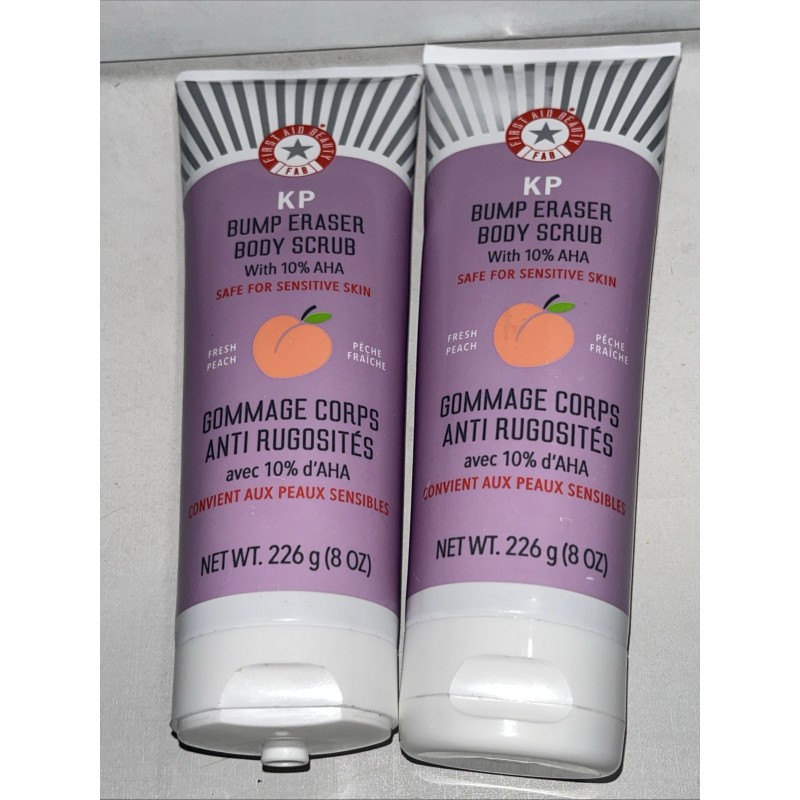 2 Sealed First Aid Beauty KP Bump Eraser Body Scrub,