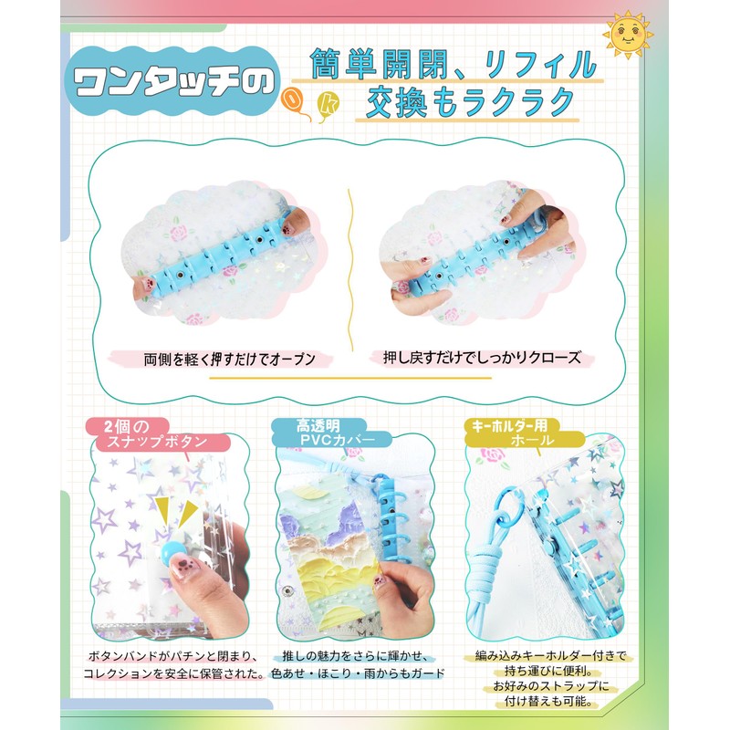 A7 Size Binder Transparent Seal Pad [Main unit + 20