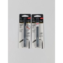 Revlon 2 PACK REVLON COLORSTAY BROW TINT WATERPROOF PRECISE TIP 715 SOFT BLACK