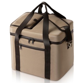 Calches Cooler Box, Small Size, (Best Buy Winner) Cooler Bag, Folding Bag, Soft Cooler, 6.8 gal (20 L), Beige