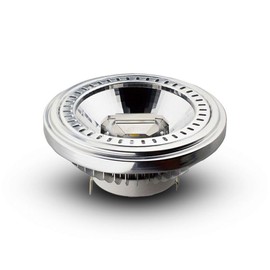 V-TAC SKU.4255 LED Spotlight AR111 15W GX53 VT-1110, Plastic, and Other Materials, 15 W, White, Depth: 86 mm