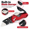 Folding Utility Knife for Box Cutting – Quick-Change Blade, Anti-Slip