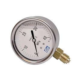 SainJapan 199402109 Glycerin Pressure Gauge 0-40 MPa
