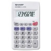 Sharp EL-233S Taschenrechner (8 Stellen, Batteriebetrieb) Weiß