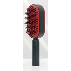 Cepillo desenredante para cabello para mujeres - Cepillo 3D con tecnología de limpieza con un solo clic, mango antideslizante, perfecto para cabello h