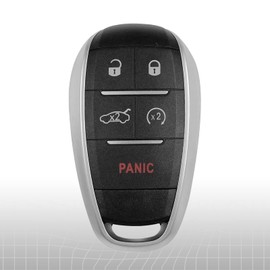 USAKeys Keyless Entry Replacement for 2017/2018/2019/2020 Alfa Romeo Giulia Stelvio with FCC ID: KR5ALFA434 (Part # 6EP44LXHAA, 6WN70LXHAA) 433mhz Chip:4A Emergency Key NOT Included (Single)