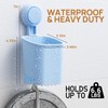 LEVERLOC Powerful Suction Cup Toothbrush Holder, No Drill Removable Wall