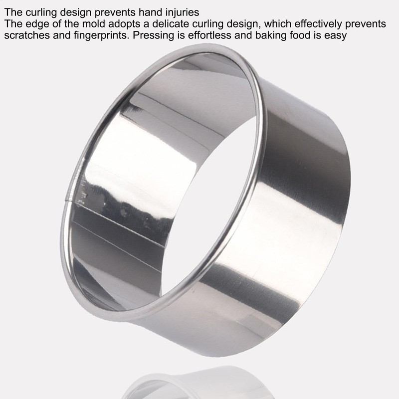 Round Cookie Cutter | Stainless Steel Donut Cutter Ring Molds,Professional