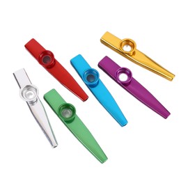 6Pcs Kazoo, Multipack Kazoo Metal Kazoo kazoo Instrument Gazoo Musical Instruments for Kids Gift Instrumental Accompaniment