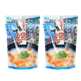 Chilled and Delicious Strawberry Boiled Gayu (Seafood Porridge with Sea Urchin and Abalone and Domestic Rice) Summer Limited Price, Set of 2