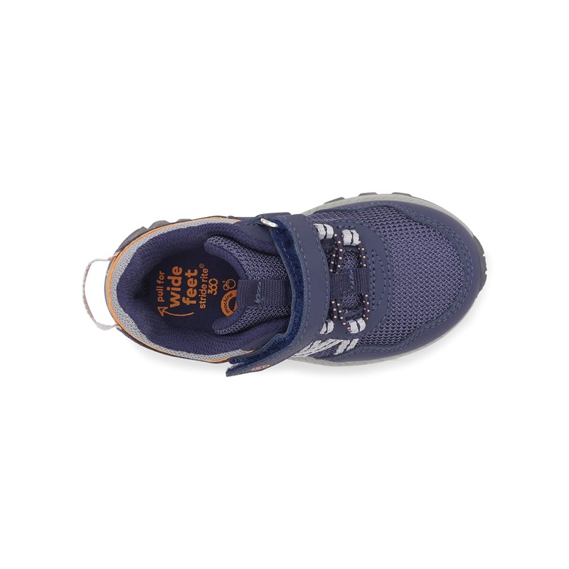 Stride Rite 360 Boys Artin 3.0 Sneaker, Navy, 7 Toddler