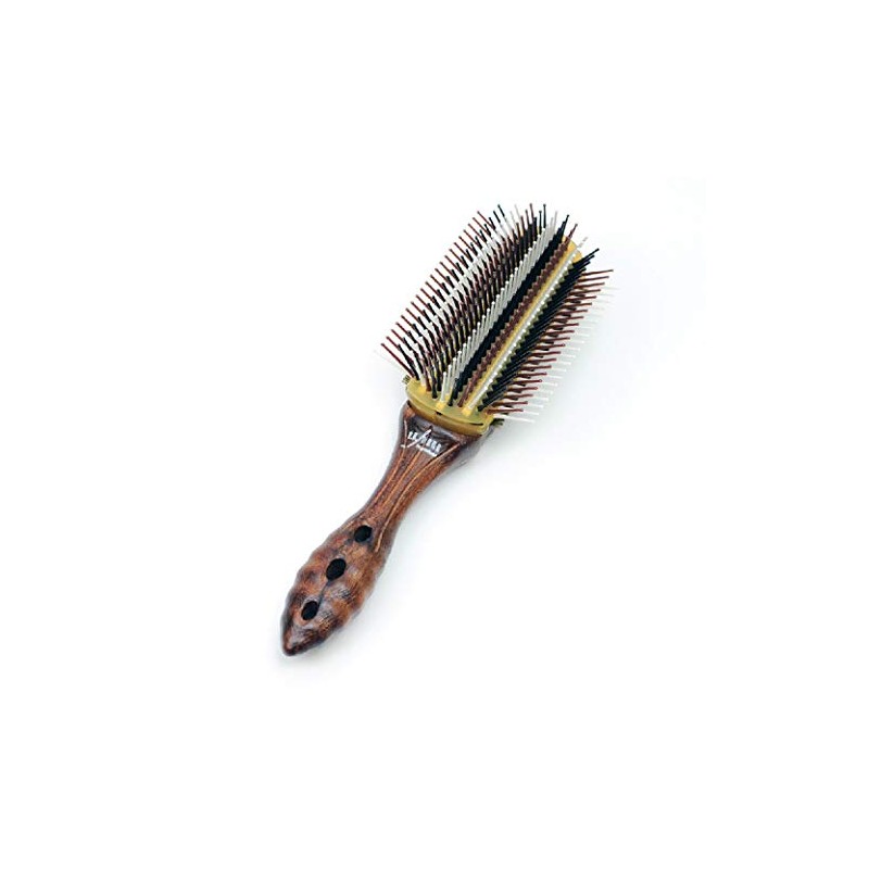 YSPARK YS-WD105 Wood Dragon Air Styler Curl Brush 13 Row