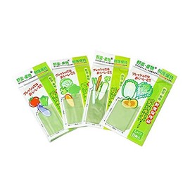 Nipro Co., Ltd. Vegetable Freshness Retention Bag, Ai Vegetables and Fruits, Trial Set, 4 Sizes x 1 Bag