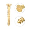 sourcing map Pack of 100 wood screws M3 x 25