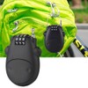 Helmet Lock Cable Bike Password Lock Telescopic Wire Rope -