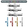CyeeLife Pro Dart Shafts Aluminium 15Packs(5 Sets) with 20pcs Rubber