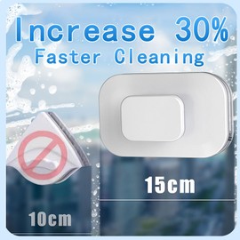 Wpzeqixz Window Cleaner-Magnetic Windshield Cleaner Tool Magnetic Window Cleaner Tool for High Rise and Car Glazed Windows