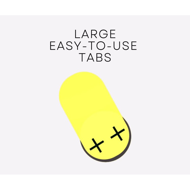 HearClear Size 10 PR230 1.45V Hearing Aid Batteries Yellow Tab