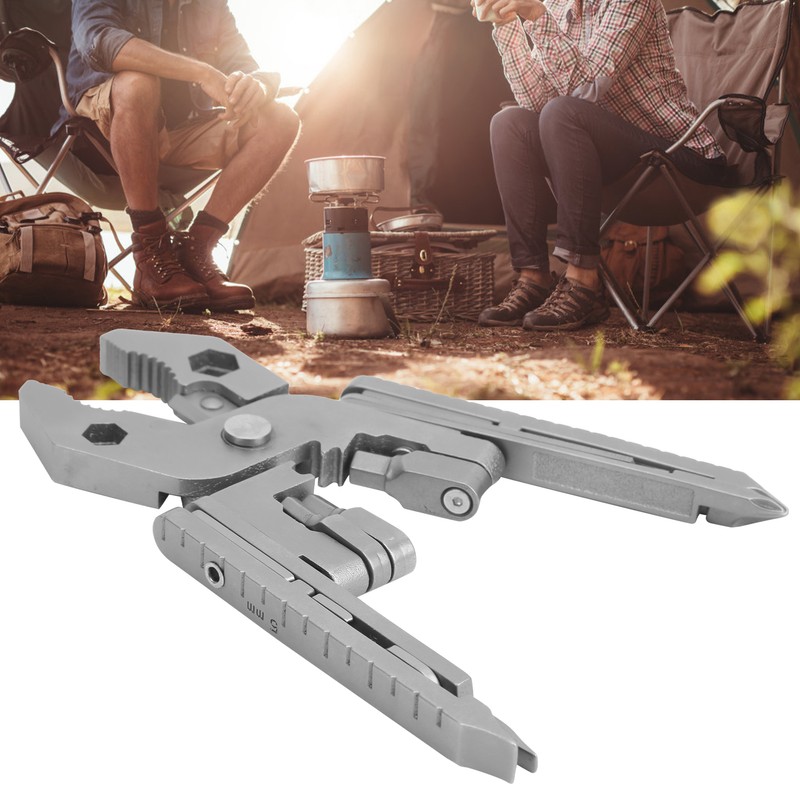 Outdoor 25in1 MultiFunctional Pliers Kit Stainless Steel Multitool with Knife