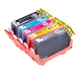 PerfectPrint Compatible Ink Cartridge Replacement for HP Photosmart 7510 7520 B8550 B8553 C5380 C5383 C5390 C6300 C6380 D5460 D5463 D5468 D7560 364XL (Black/Photo-Black/Cyan/Magenta/Yellow, 5-pack)