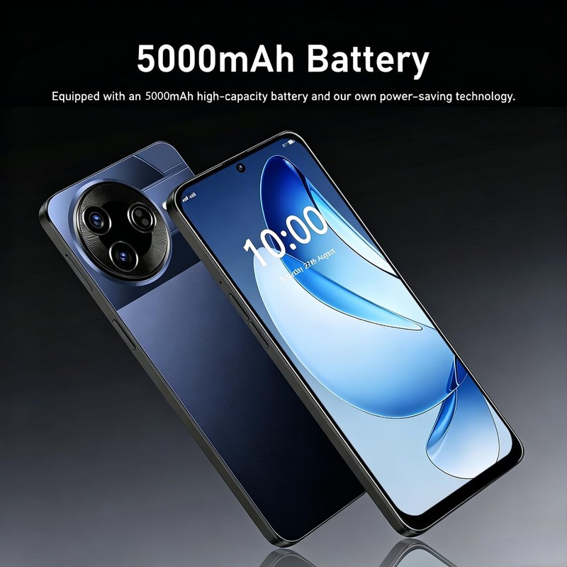 TryFirst Unlocked 4G Mobile Phones, 6.6 Inch HD+ Display, Dual
