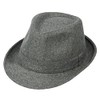 Men's Fedora Hat Wide Brim Classic Thick for Autumn Cap
