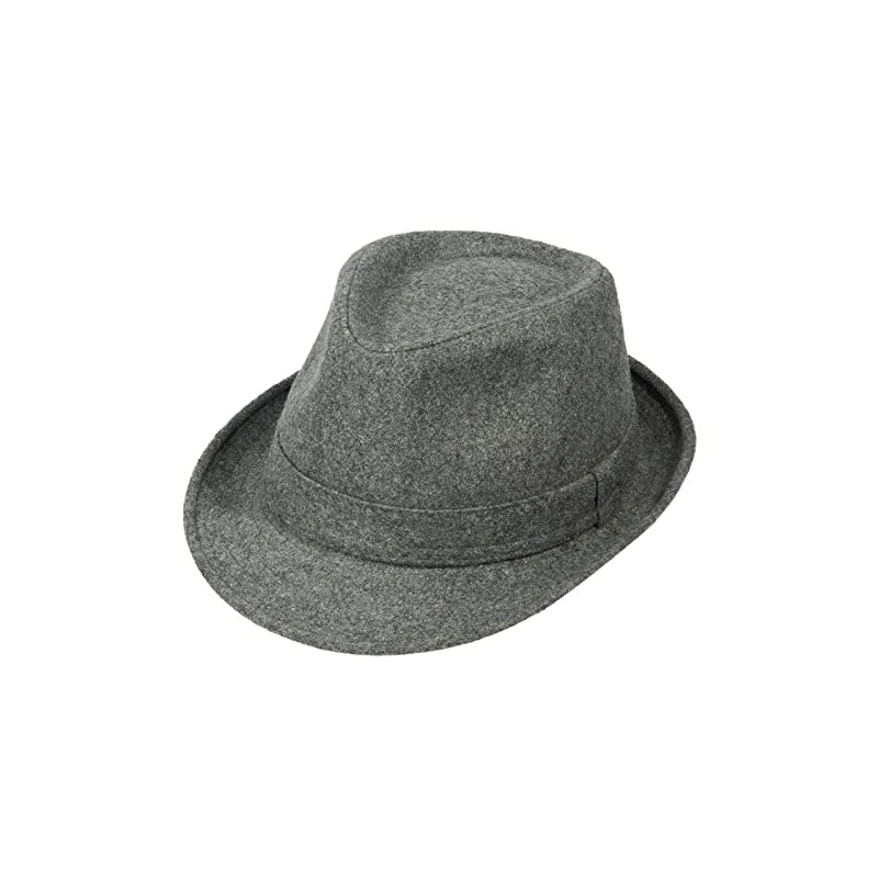 Men's Fedora Hat Wide Brim Classic Thick for Autumn Cap