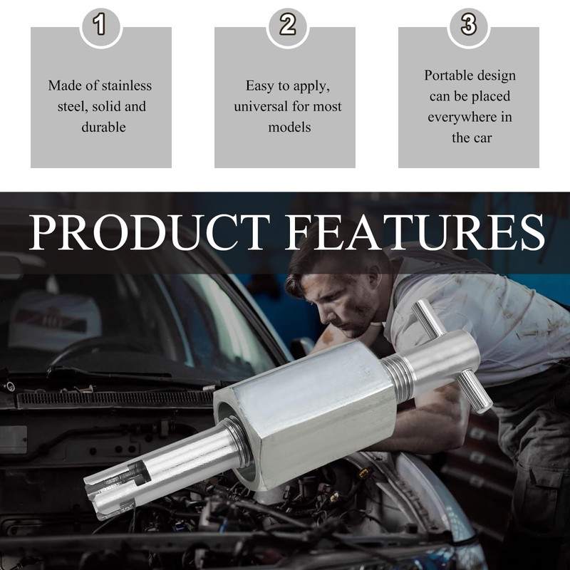 ZNDAW AC Orifice Tube Removal Tool, Professional Stainless Steel A/C