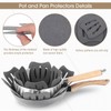 Nuogo 30 Pieces Pot and Pan Protectors, 5 Different Size,