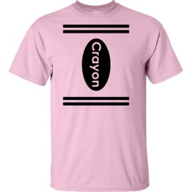 Go All Out XX-Large Pink Mens Crayon Costume with Many Color Choices T-Shirt