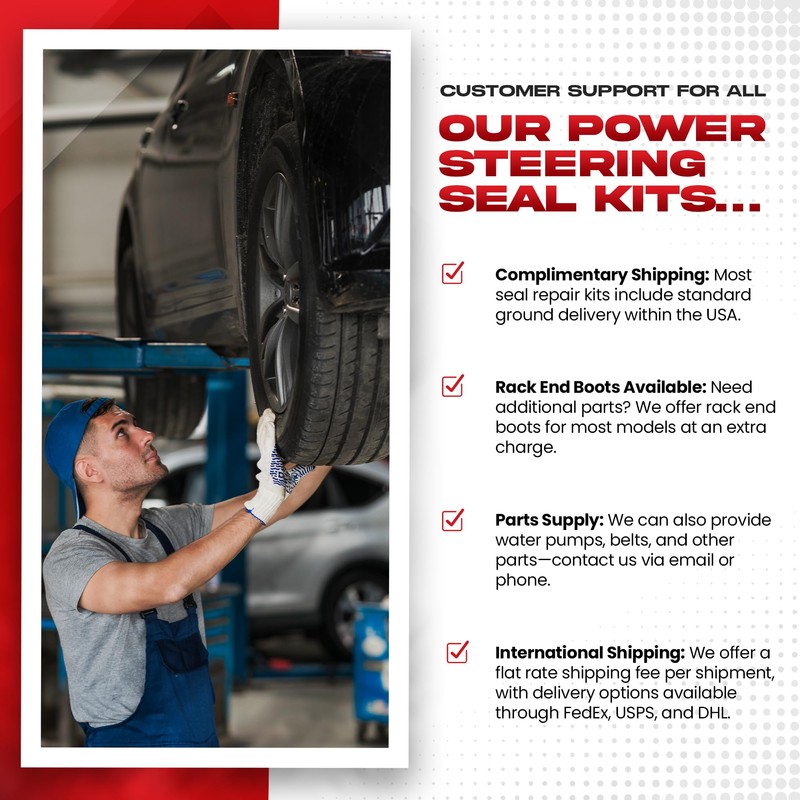Power Steering Seals - Power Steering Rack and Pinion Seal
