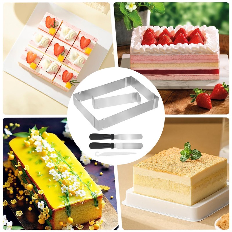 TayBong Rectangular Adjustable Baking Frame