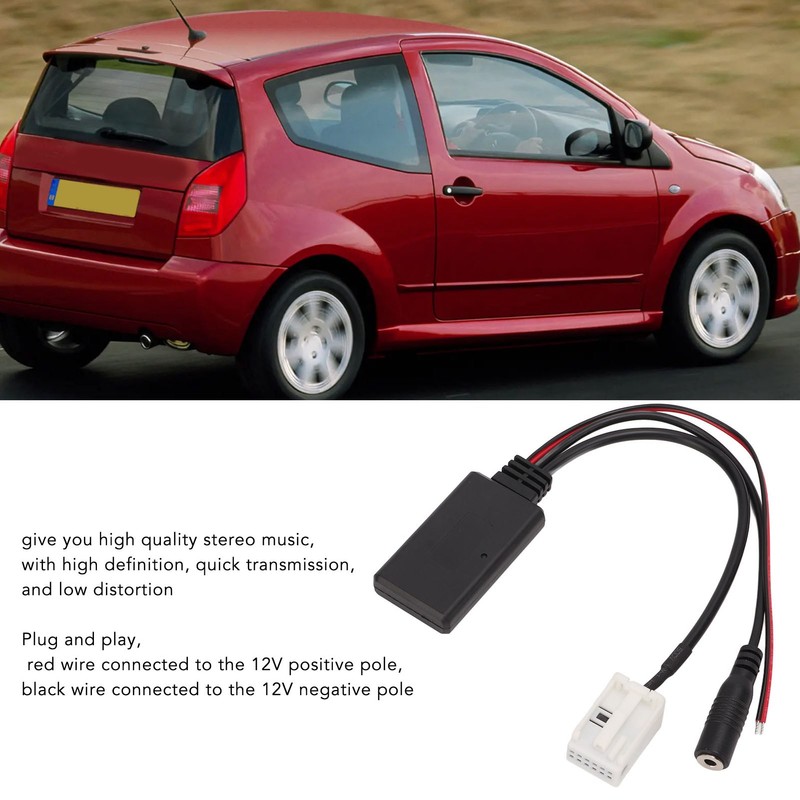Car Bluetooth Module Radio Music AUX Input Handsfree Phone Call