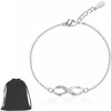 Small Bracelet Girls Women Adjustable Friendship Bracelets Infinity Love Stainless