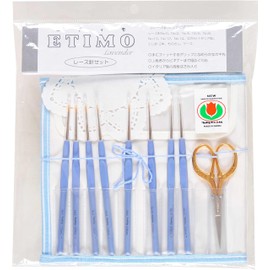 チューリップ ETIMO柄付レース針セット プレミアムゴールド TLG-001