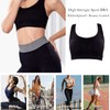 Hanaoops Women's Sports Bra Strong Hold Mesh Racer Back Yoga