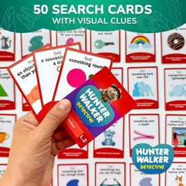 Quokka Scavenger Hunt Cards for Kids Ages 4-8 - Indoor Level 2 - Treasure Hunting Outdoor Games for Kids 8-12 | 50 Indoor Cards