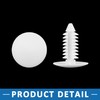 A ABSOPRO Pack of 30 Bolt Rivets 7 mm Hole