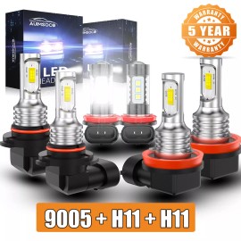 AUIMSOCO For Honda CR-V CRV 2015-2020 6000k LED lamp Hi-Low Beam Fog Light Bulb Kits